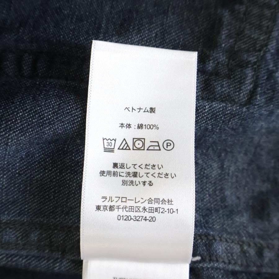 RRL ダブルアールエル Corduroy Trim Indigo Denim Shirt Jacket