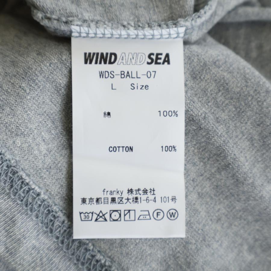 WIND AND SEA（ウィンダンシー） BALLOON L/S TEE ロゴ刺繍 バルーン
