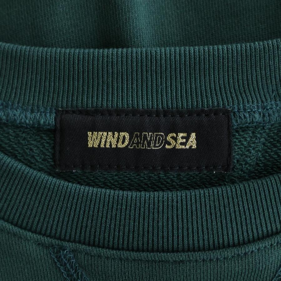 WIND AND SEA（ウィンダンシー） 23AW ロゴプリント クルーネック
