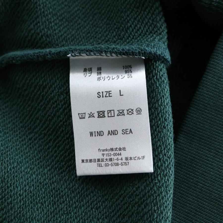WIND AND SEA（ウィンダンシー） 23AW ロゴプリント クルーネック