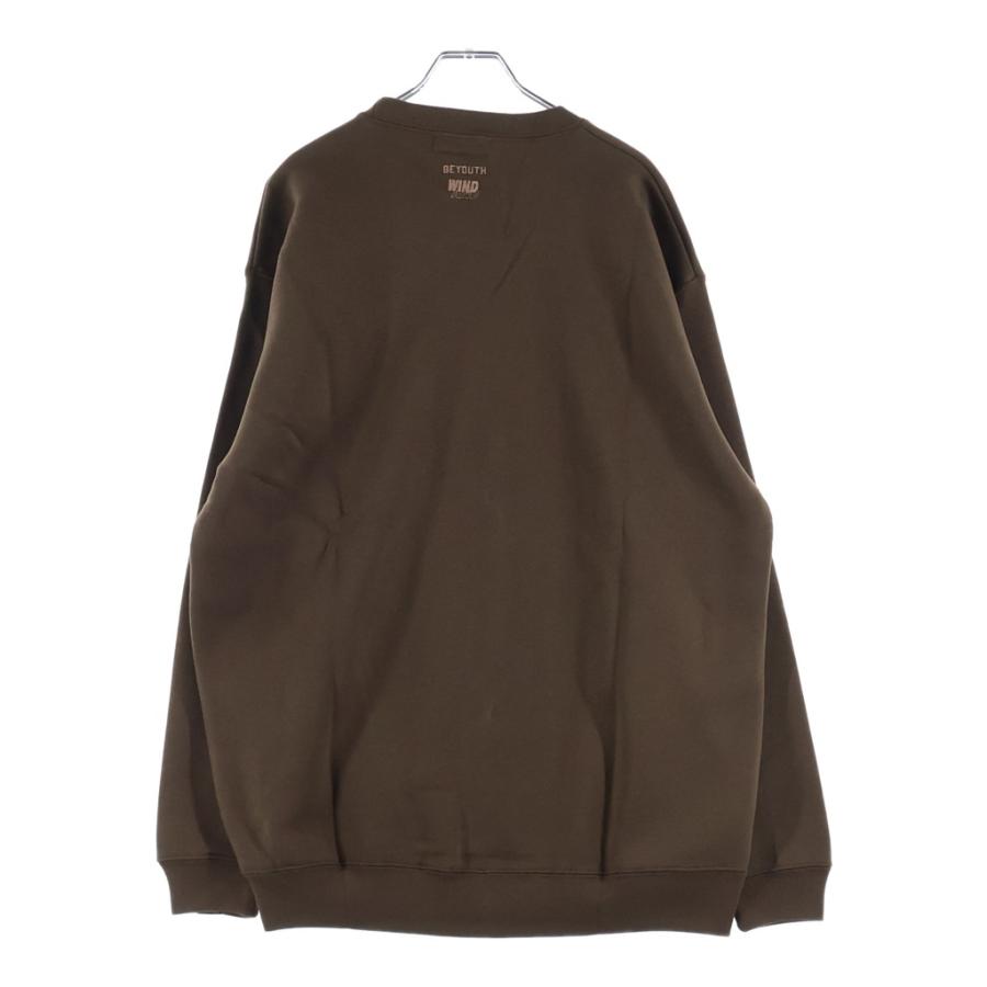 WIND AND SEA（ウィンダンシー） BRUSHED CREW NECK ロゴプリント