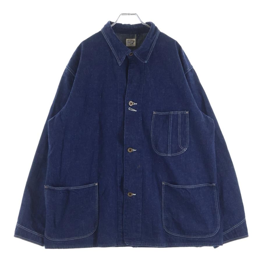 orslow オアスロー 1940s COVERALL デニムカバーオールジャケット ビッグサイズ 日本製 岡山ジーンズ インディゴ orSlow（オアスロウ） オアスロー 1940s COVERALL デニムカバーオール