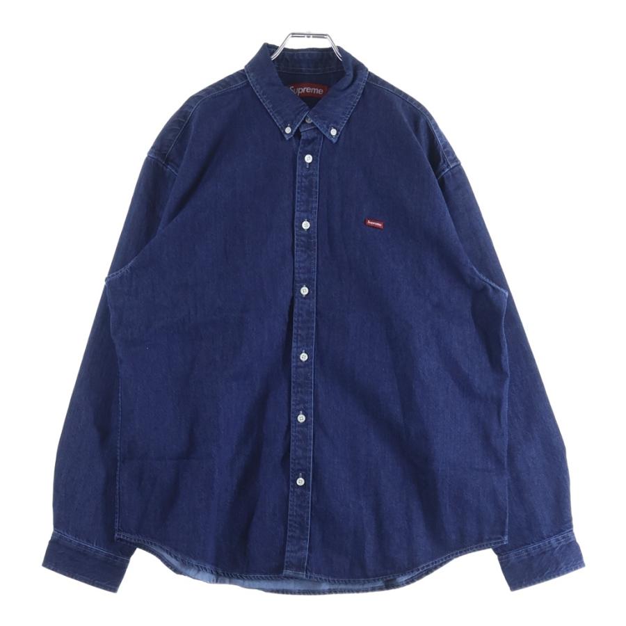 SUPREME シュプリーム 25AW Small Box Denim Shirt スモールボックスロゴ 長袖デニムシャツ インディゴ Supreme（シュプリーム） 25AW Small Box Denim Shirt スモール