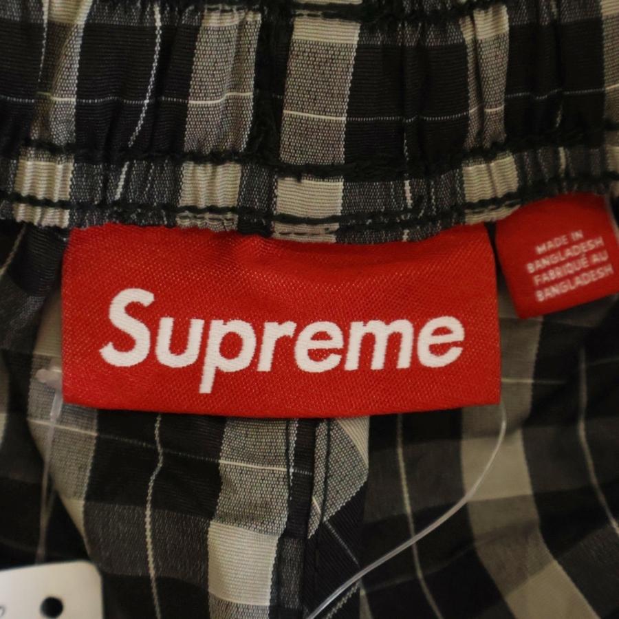 SUPREME シュプリーム 25AW Plaid Warm Up Pant プレイド ウォームアップ ロングパンツ ブラック Supreme（シュプリーム） 25AW Plaid Warm Up Pant プレイド ウォーム