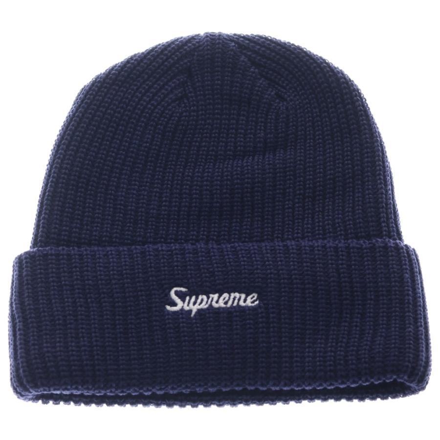 SUPREME シュプリーム 25AW Loose Gauge Beanie ルーズゲージ ビーニー ニット帽 帽子 ニットキャップ ネイビー Supreme（シュプリーム） 25AW Loose Gauge Beanie ルーズゲージ