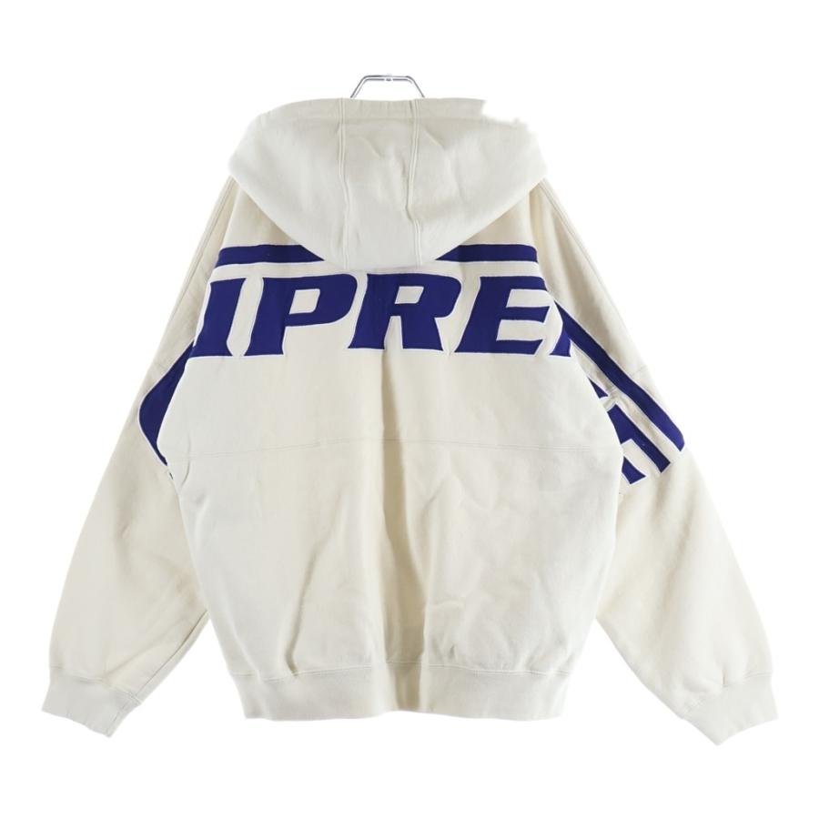 SUPREME シュプリーム 24SS Wrapped Half Zip Hooded Sweatshirt ワープドハーフジップスウェット プルオーバー パーカーアイボリー Supreme（シュプリーム） 24SS Wrapped Half Zip Hooded Sweatshirt