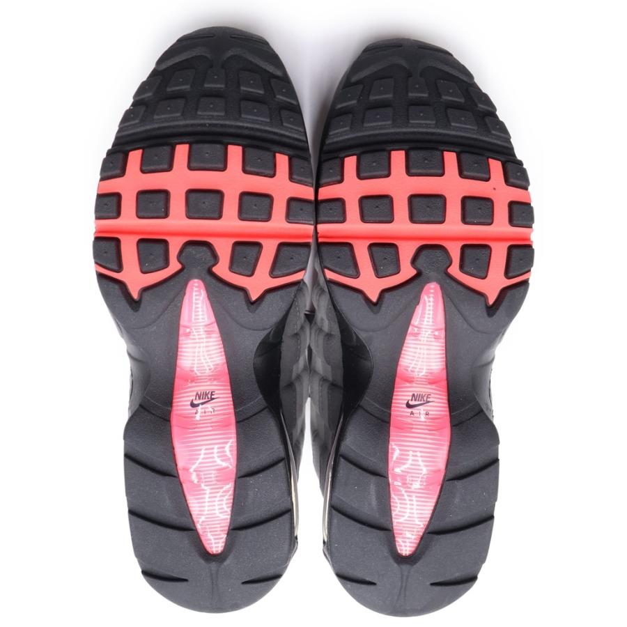 NIKE（ナイキ） AIR MAX 95 OG BIG BUBBLE MEDIUM ASH/SOLAR RED エア