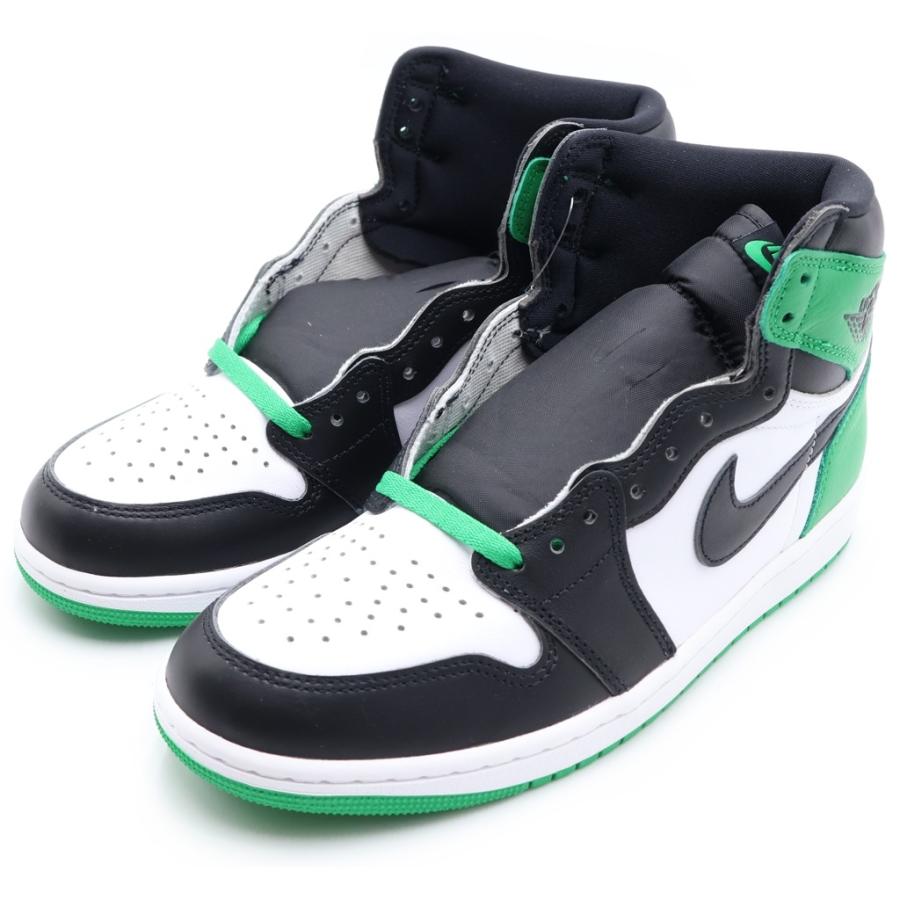 NIKE ナイキ AIR JORDAN 1 HI BBLACK LUCKY DZ5485-031 エアジョーダン1 ラッキー ハイカットスニーカー グリーン US9/27cm NIKE（ナイキ） AIR JORDAN 1 HI BBLACK LUCKY DZ5485-031 エア