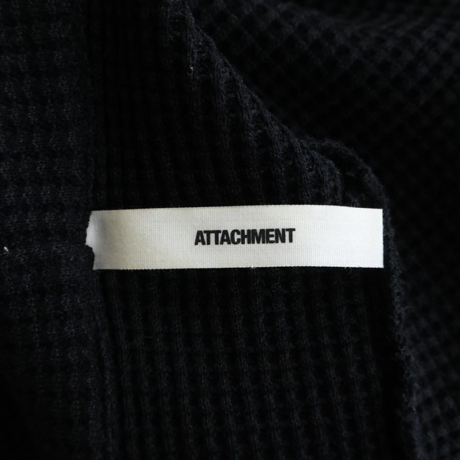 ATTACHMENT（アタッチメント） 19SS ジップアップ フーデッド ワッフル