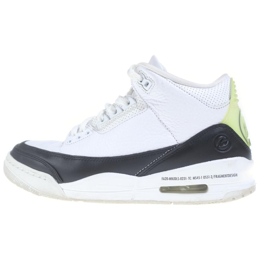 NIKE（ナイキ） ×FRAGMENT AIR JORDAN 3 WHITE/BLACK フラグメント