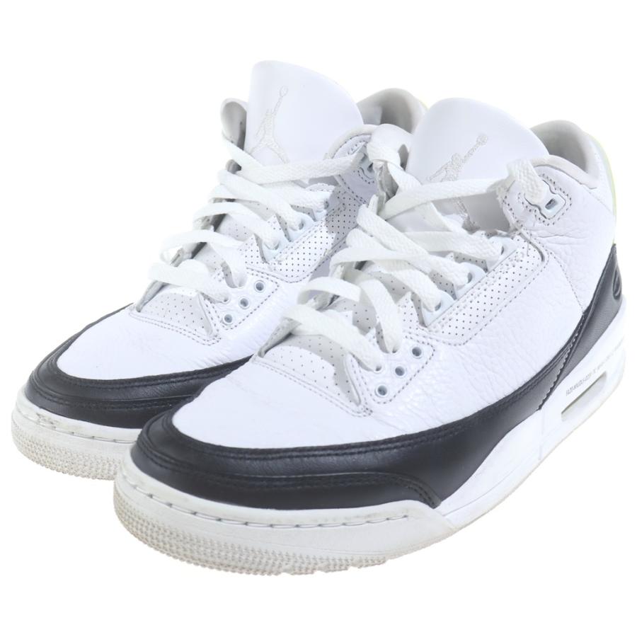 フラグメント × ナイキ エアジョーダン3 “ホワイト / ブラック” NIKE（ナイキ） ×FRAGMENT AIR JORDAN 3 WHITE/BLACK フラグメント
