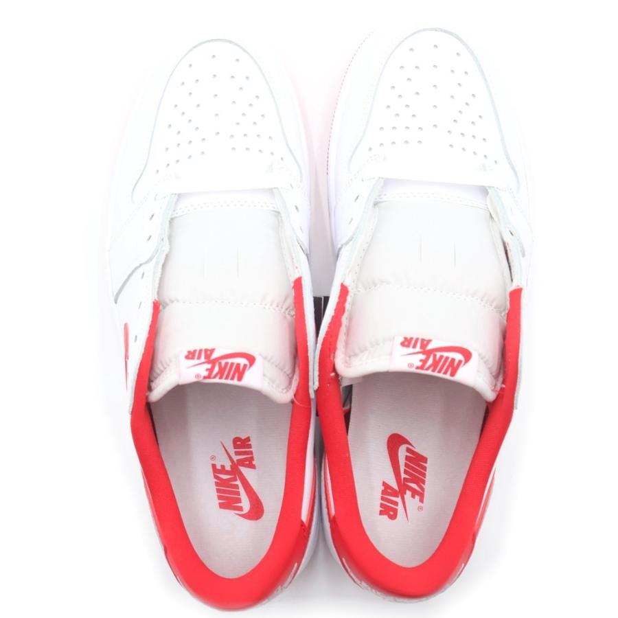 NIKE（ナイキ） AIR JORDAN 1 RETRO LOW OG WHITE AND UNIVERSITY RED