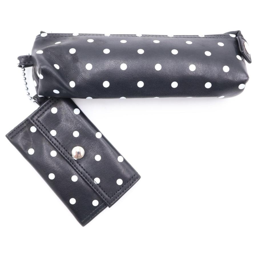 COMME des GARCONS（コムデギャルソン） ドット 総柄 フェイクレザー