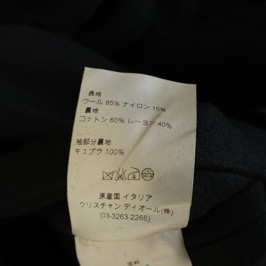 Dior HOMME ディオールオム 11AW クリス期 ウール ケープ付き マント