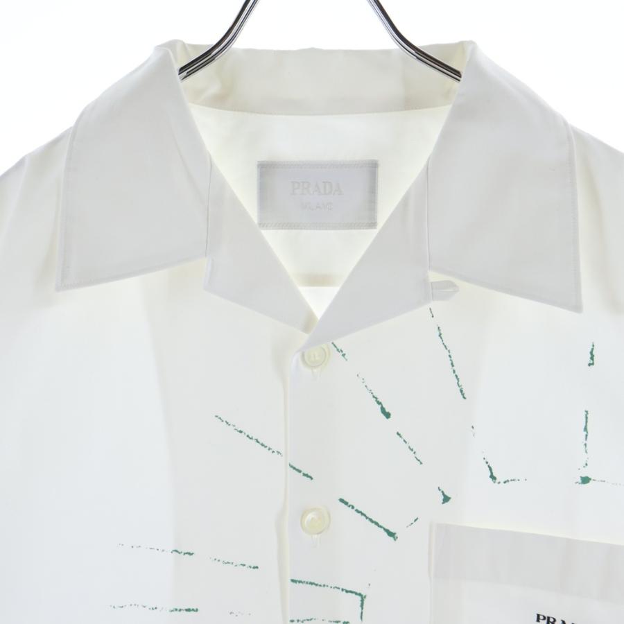 PRADA（プラダ） 26SS Printed Cotton Bowling Shirt グラフィック
