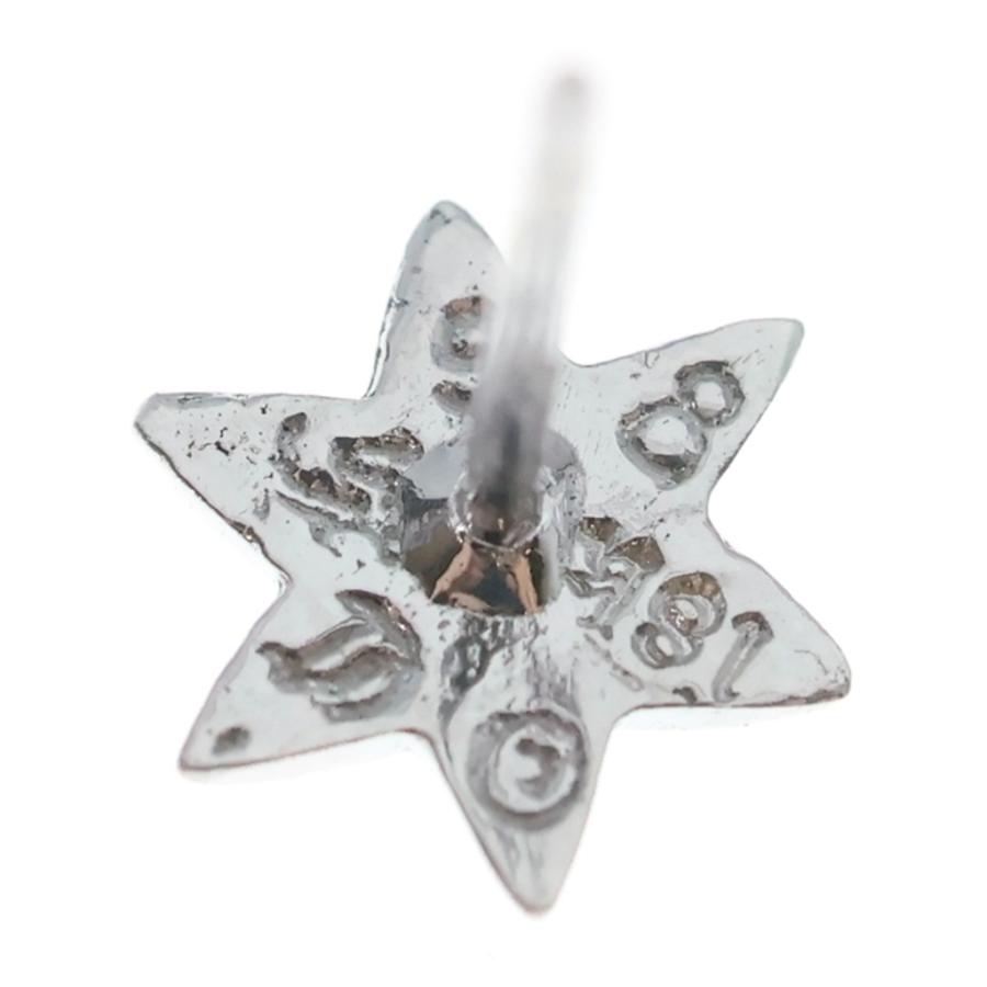 CHROME HEARTS（クロムハーツ） 18KWG CO STAR 1DIA スター 1ダイヤ