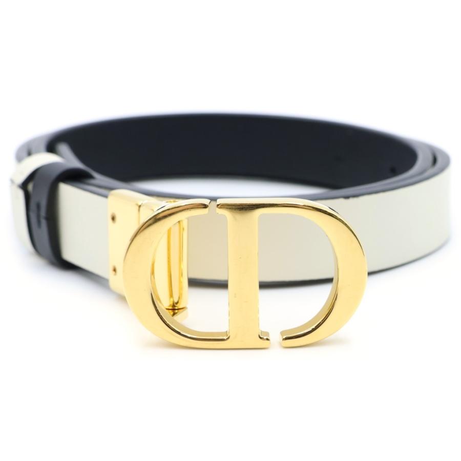 Christian Dior（クリスチャン・ディオール） CDロゴ バックル レザー