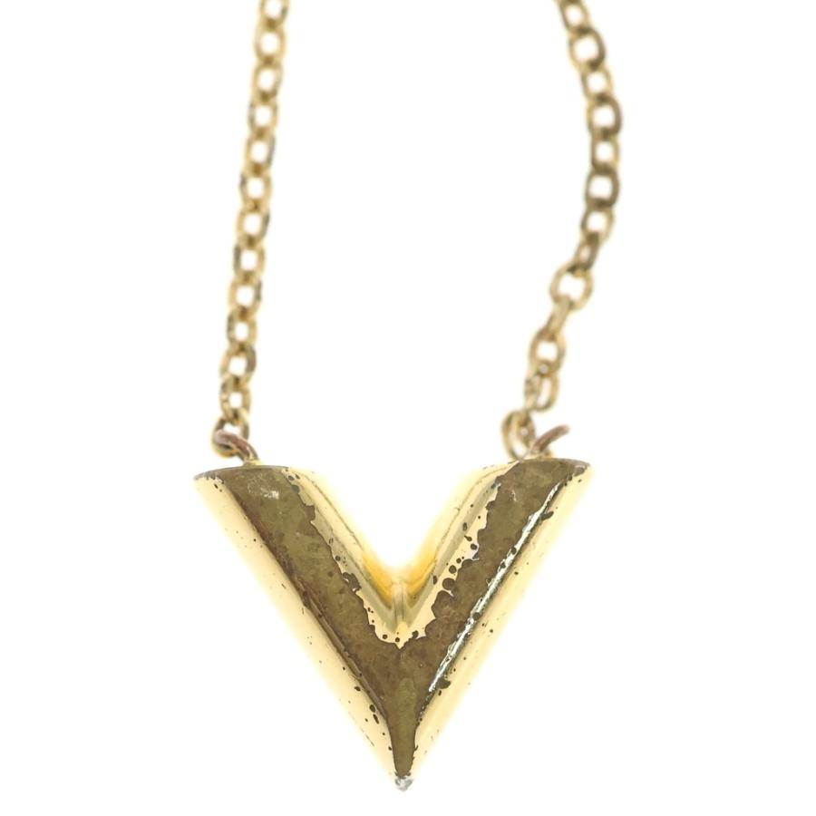LOUIS VUITTON ゴールド V字型ネックレス LOUIS VUITTON（ルイ・ヴィトン） ネックレス・エセンシャル V ロゴ