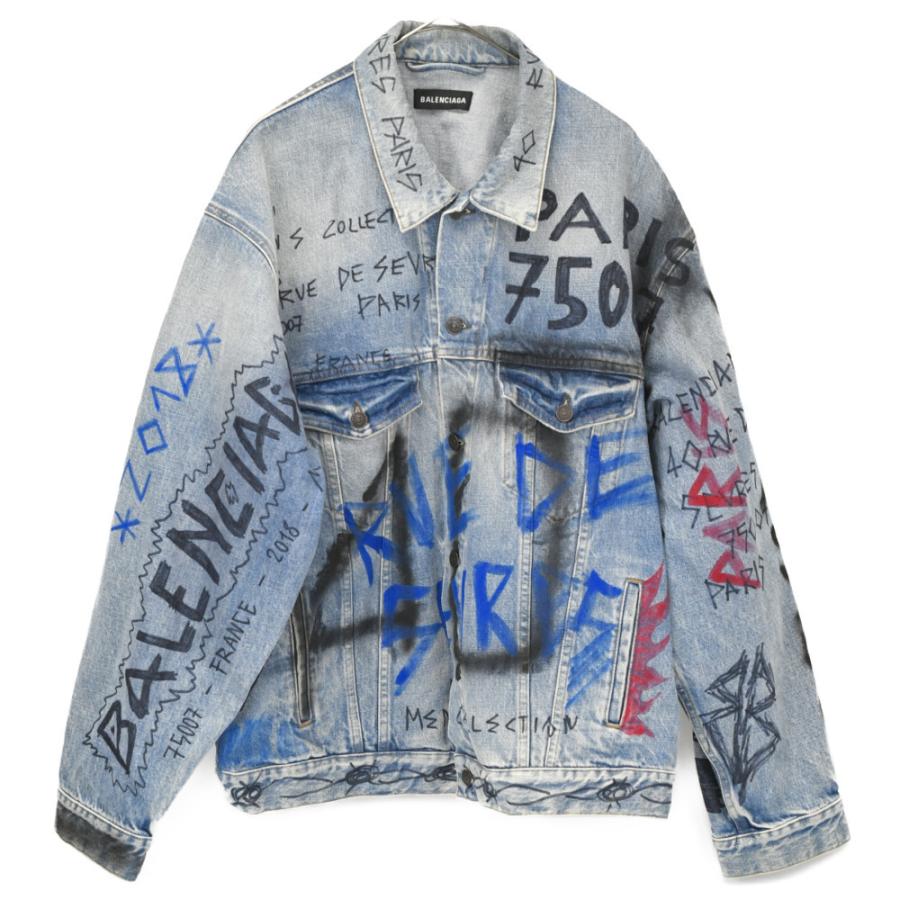 BALENCIAGA (バレンシアガ) 18AW グラフィティ デニムジャケット 