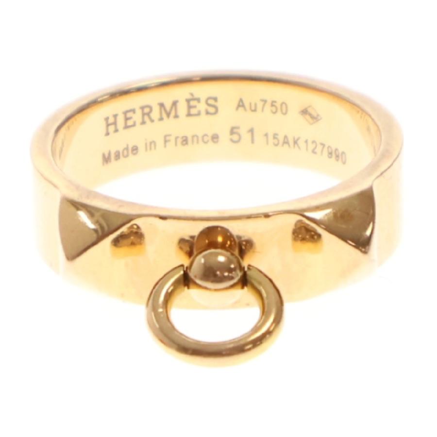 HERMES エルメス コリエドシアン K18PG ピンクゴールド リング  