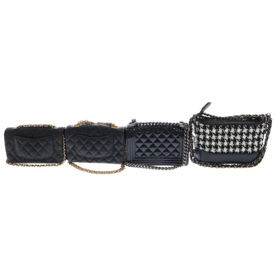 シャネル バッグセット ココマーク マトラッセ サクセスストーリー バッグ4点セット AS1949 CHANEL 黒 白 CHANEL（シャネル） サクセスストーリー マトラッセ 4点セット