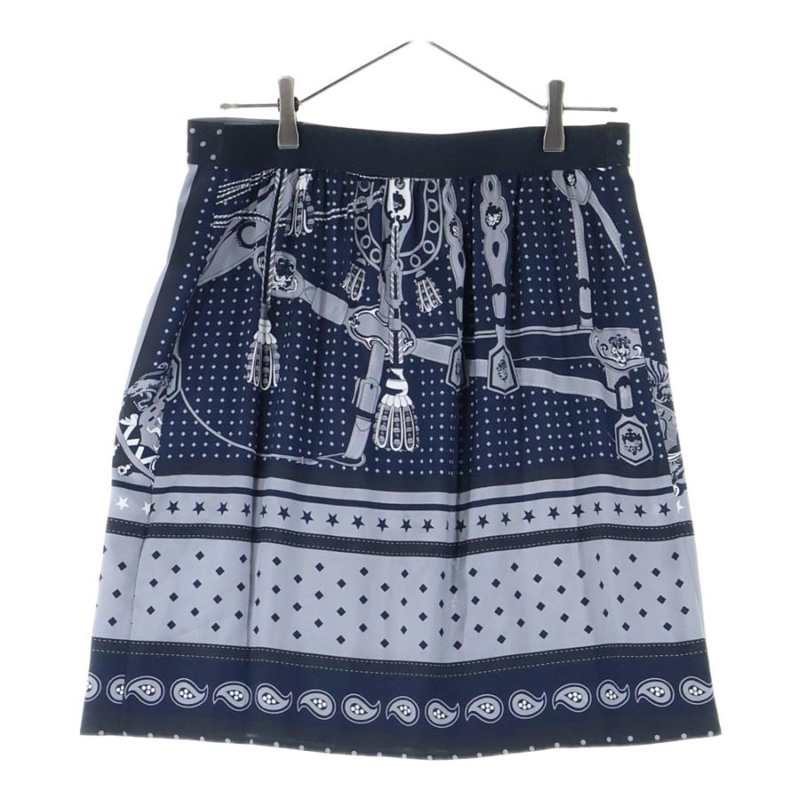 ☆エルメス HERMES スカート 膝丈 ネイビー プリーツ HERMES（スーツ）のフリマアイテム一覧 ☆エルメス HERMES スカート 膝