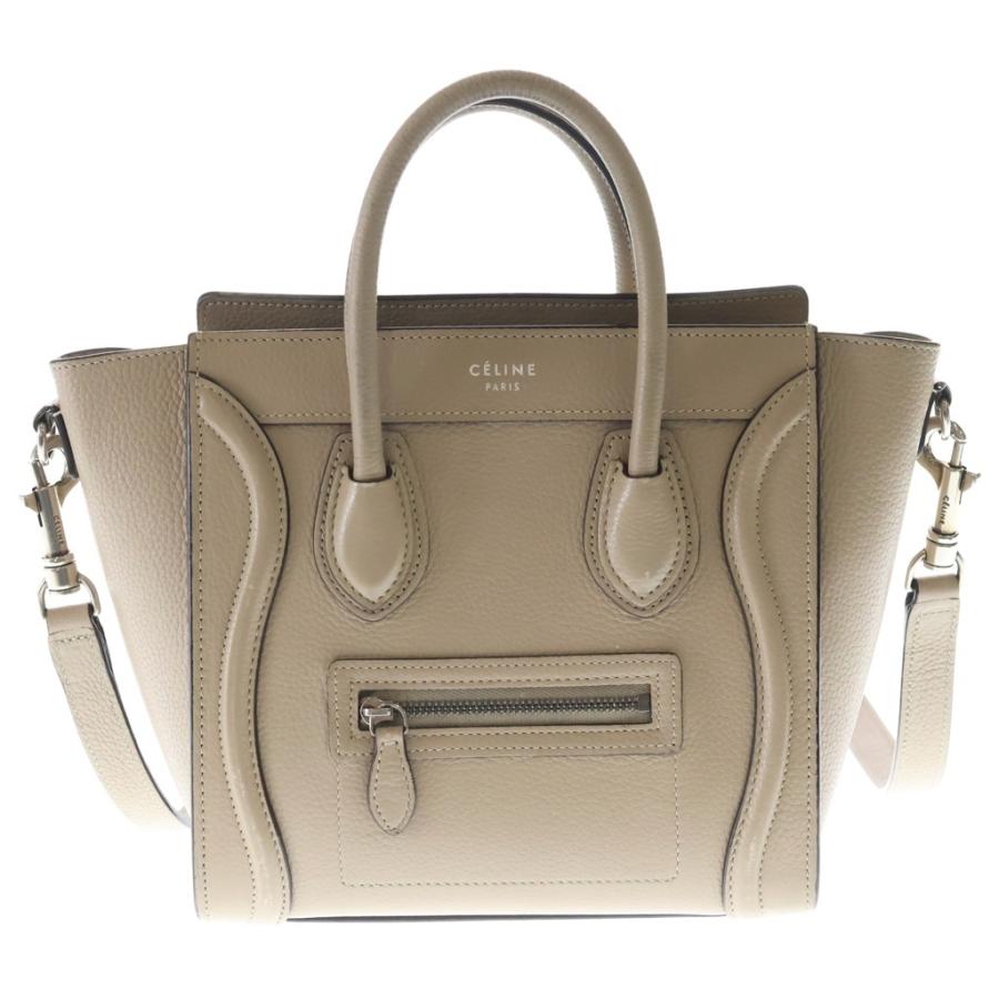 CELINE セリーヌ ラゲージ ナノ ハンドバッグ 2WAYバッグ CELINE（セリーヌ） ラゲージ ナノ 2WAYバッグ ハンドバッグ