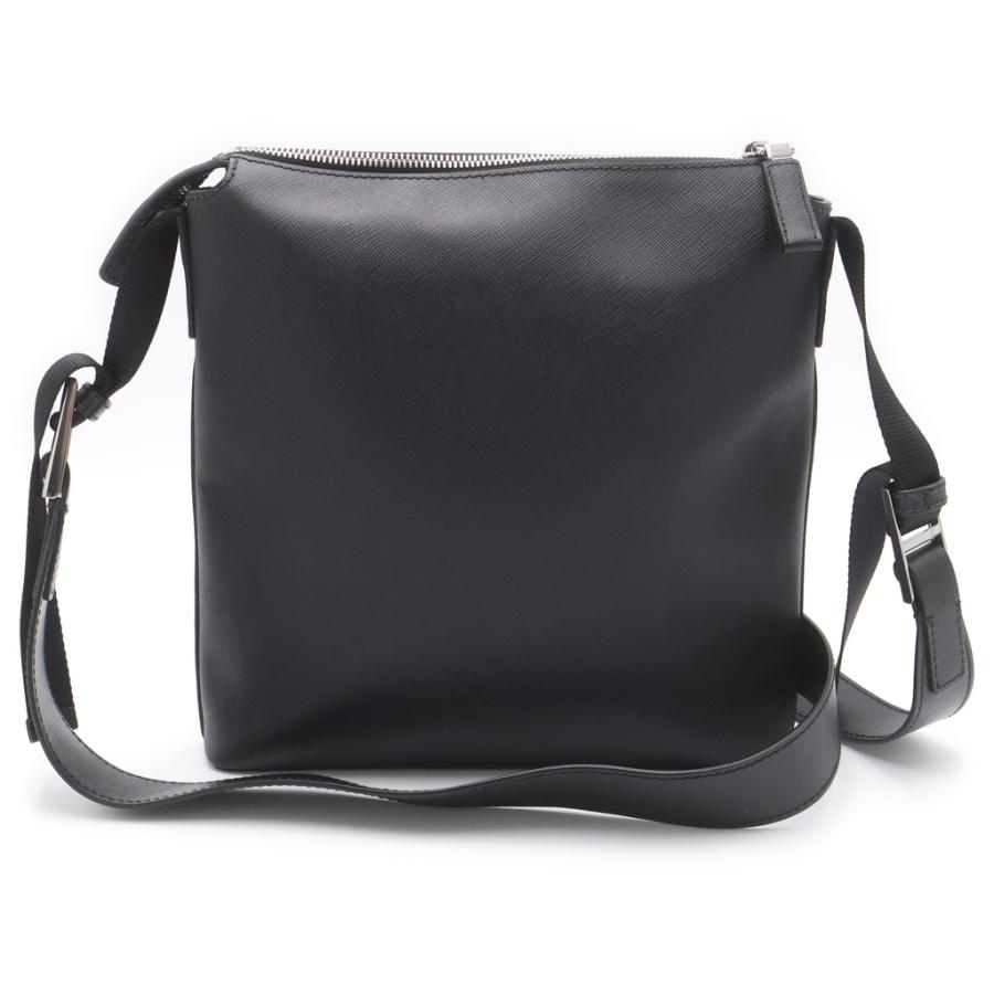 PRADA（プラダ） サフィアーノ ショルダーバッグ サコッシュ ブラック