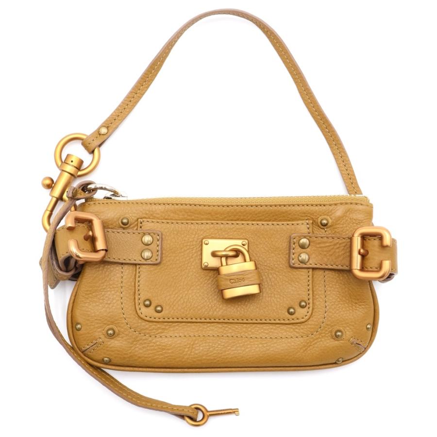 Chloe（クロエ） パディントン ミニ ショルダーバッグ ブラウン レザー 