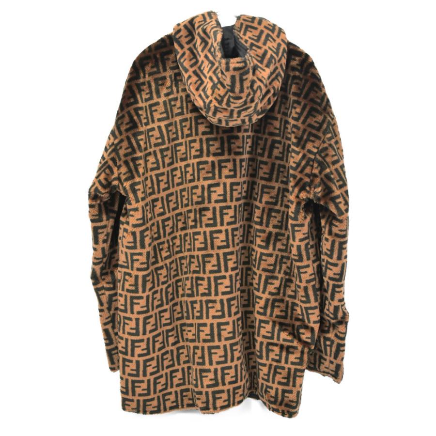 FENDI (フェンディ) ズッカ フード付き リバーシブルボア FENDI (フェンディ) ズッカ フード付き リバーシブルボア