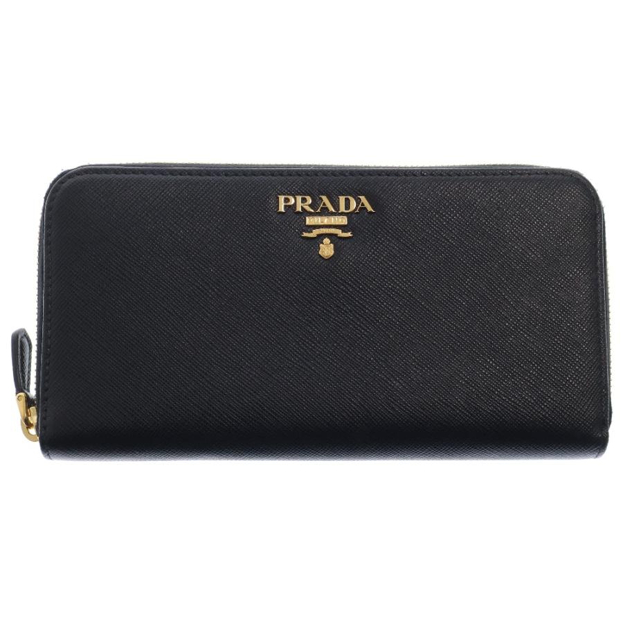プラダ PRADA 長財布 サフィアーノ ラウンドジッパー ラウンド