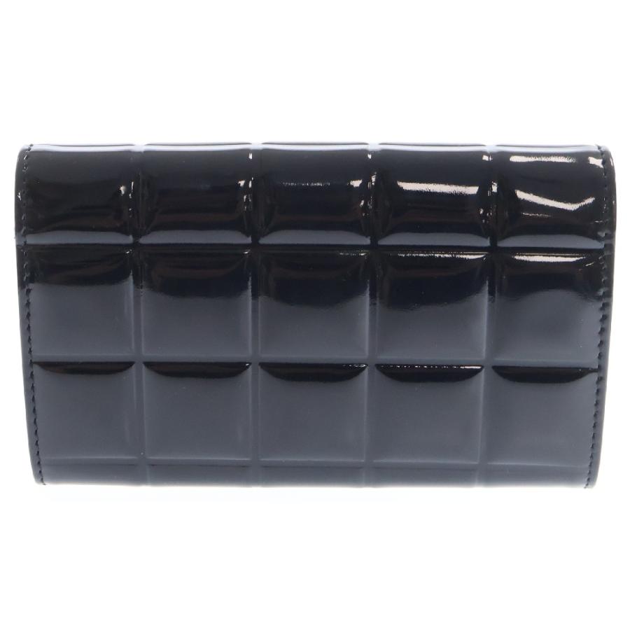 CHANEL シャネル チョコバー コインケース カードケース パテント 