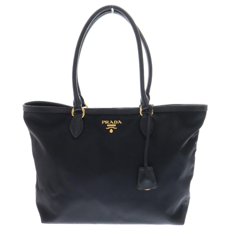 PRADA プラダ トートバッグ ブラック テスート ハンドバッグ PRADA プラダ トートバッグ ブラック テスート ハンドバッグ