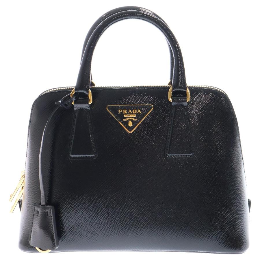 PRADA（プラダ） サフィアーノ プロムナード 2WAYバッグ ブラック