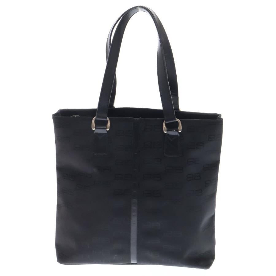 BALENCIAGA（バレンシアガ） BBロゴ ナイロントートバッグ ブラック