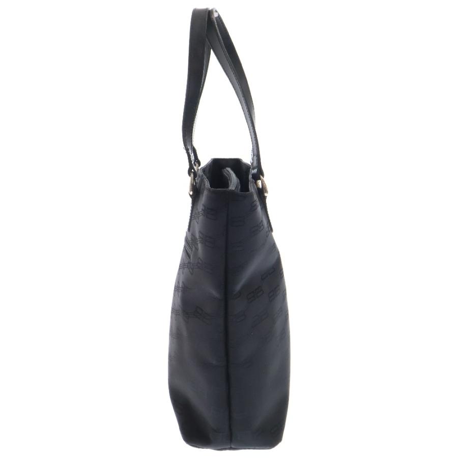 BALENCIAGA（バレンシアガ） BBロゴ ナイロントートバッグ ブラック