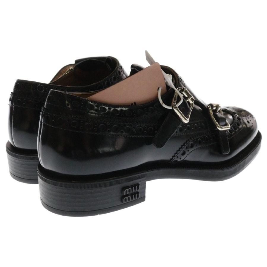 miumiu ミュウミュウ ×Church's チャーチ ブラッシュド ダブルモンク