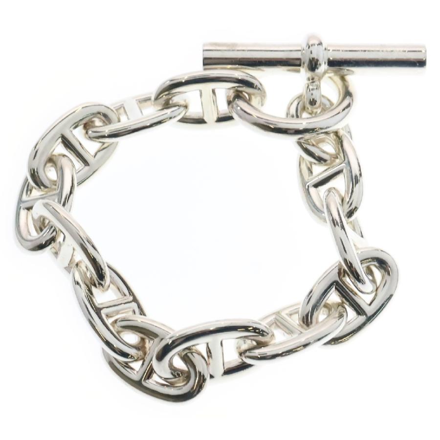 【新品】エルメス シェーヌダンクル TGM 12 シルバー ブレスレット エルメス シェーヌダンクルTGM ブレスレット 12コマ 925×750