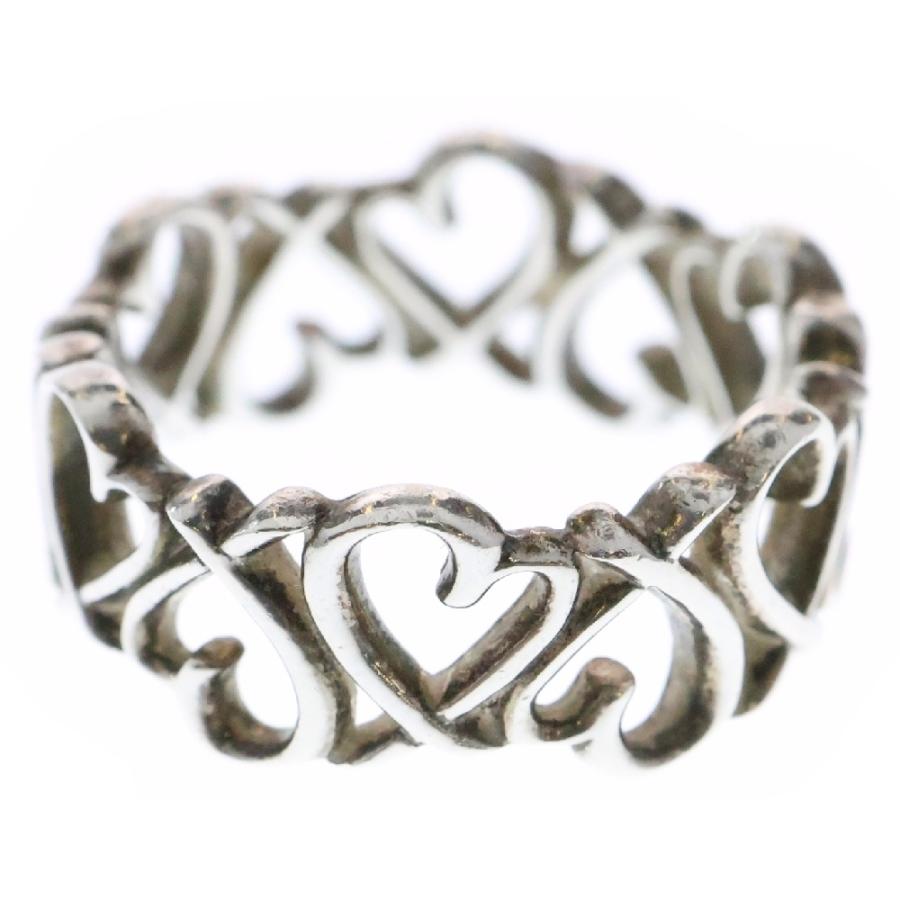 TIFFANY&Co ティファニー フルラビングハート リング Ag925 SV