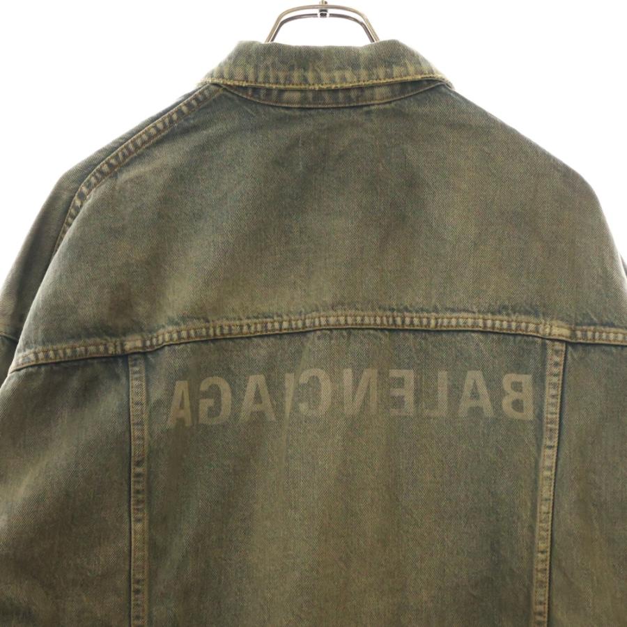 BALENCIAGA（バレンシアガ） 23AW ユーズド加工 ロゴプリント デニム