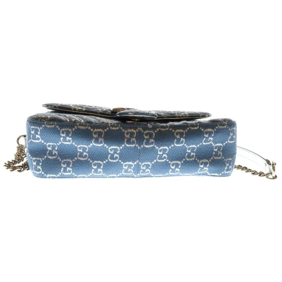 GUCCI（グッチ） GGマーモント キルティング チェーンショルダーバッグ