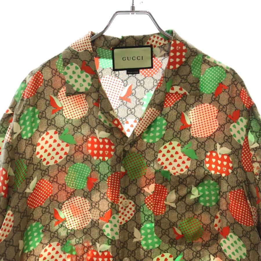 GUCCI GGパターン 半袖シャツ ベージュ