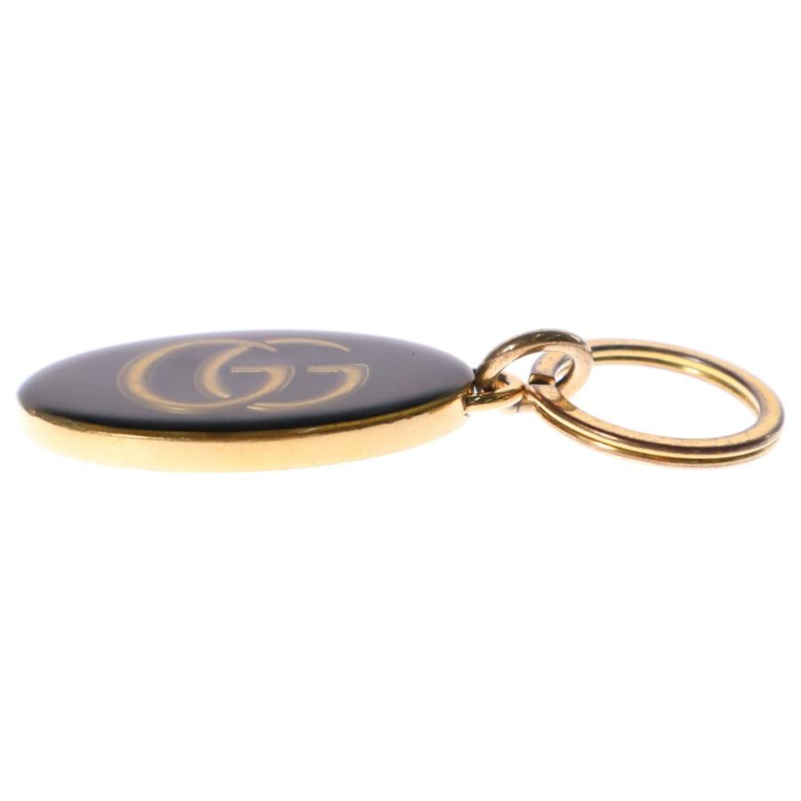 GUCCI（グッチ） GGマーモント キーリング バックチャーム ブラック