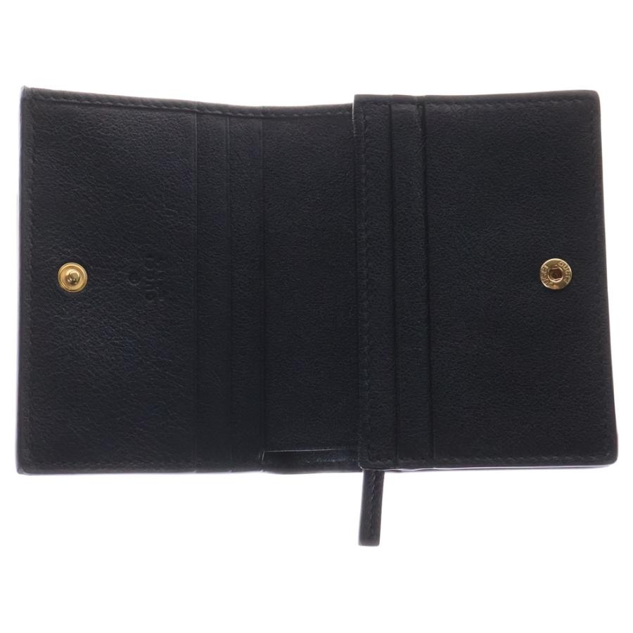 GUCCI（グッチ） GGエンボス レザー コンパクトウォレット 二つ折り