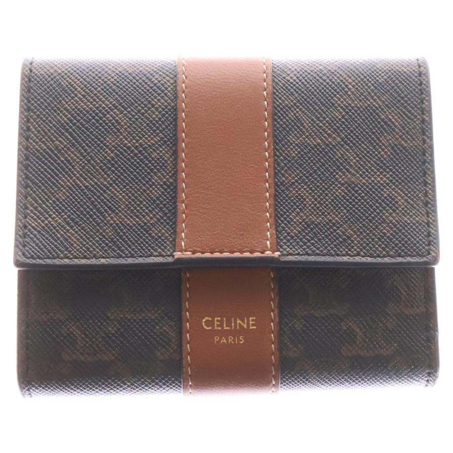 CELINE（セリーヌ） トリオンフ フォールデッド コンパクトウォレット