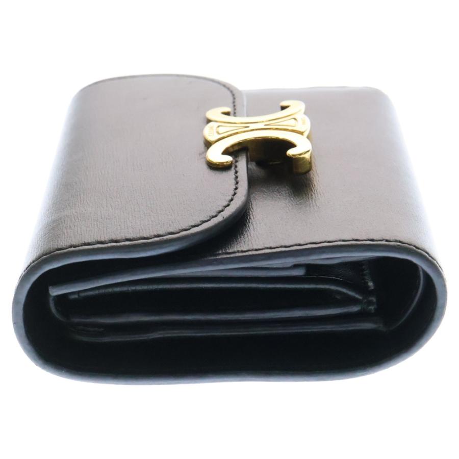 CELINE セリーヌ トリオンフ スモール フラップ コンパクトウォレット  