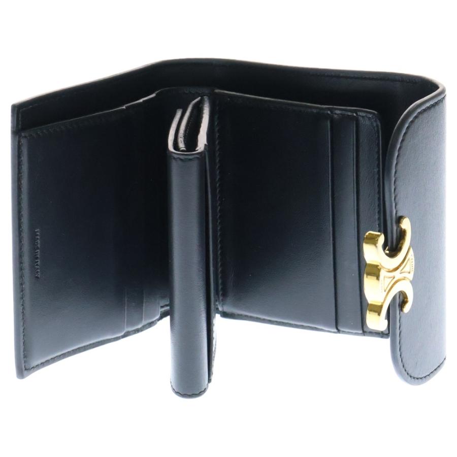 CELINE セリーヌ トリオンフ スモール フラップ コンパクトウォレット  