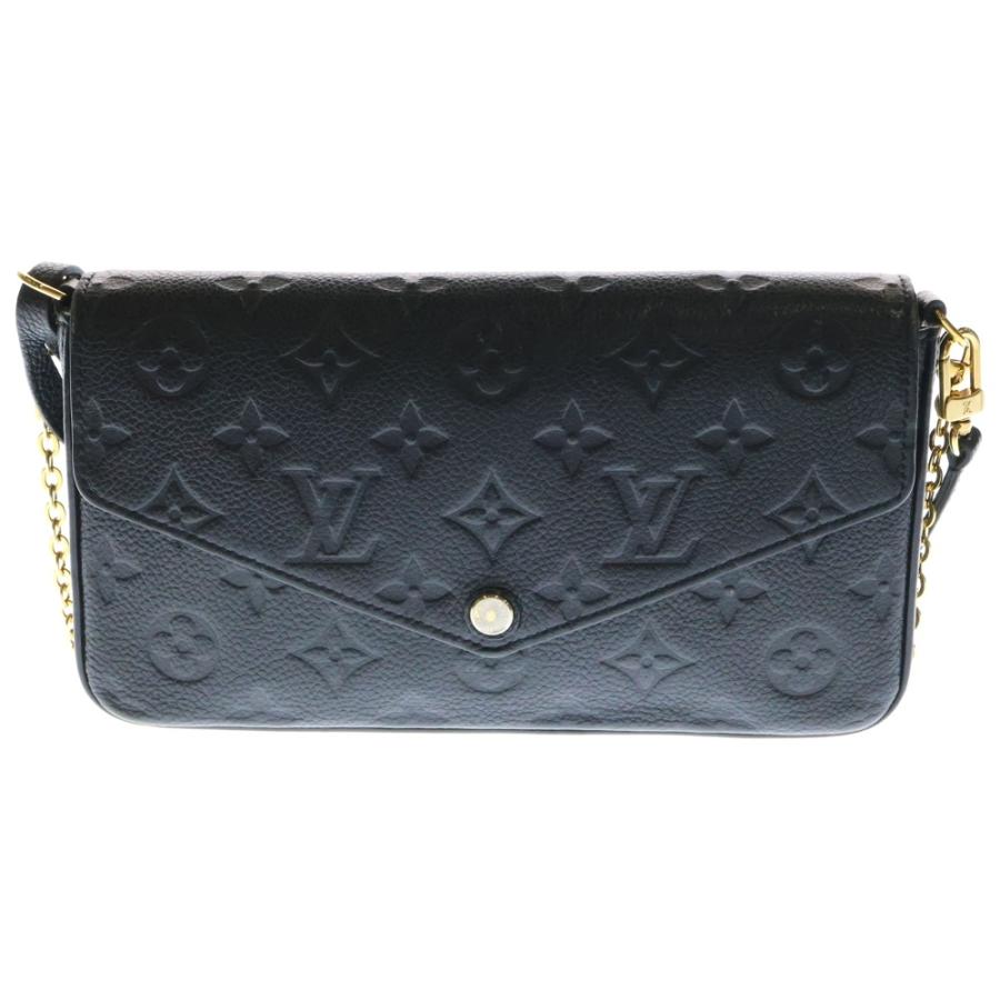 ルイ・ヴィトンノワールモノグラム・アンプラントゴールド金具