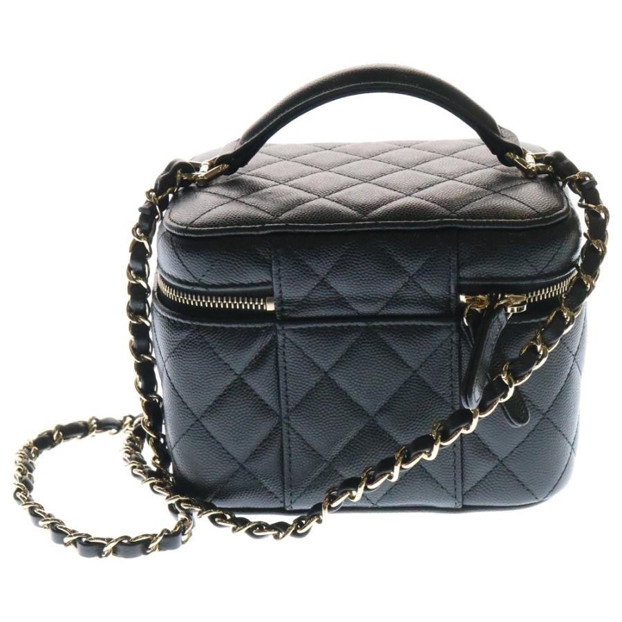 CHANEL シャネル ココマーク マトラッセ キャビアスキン 2WAY