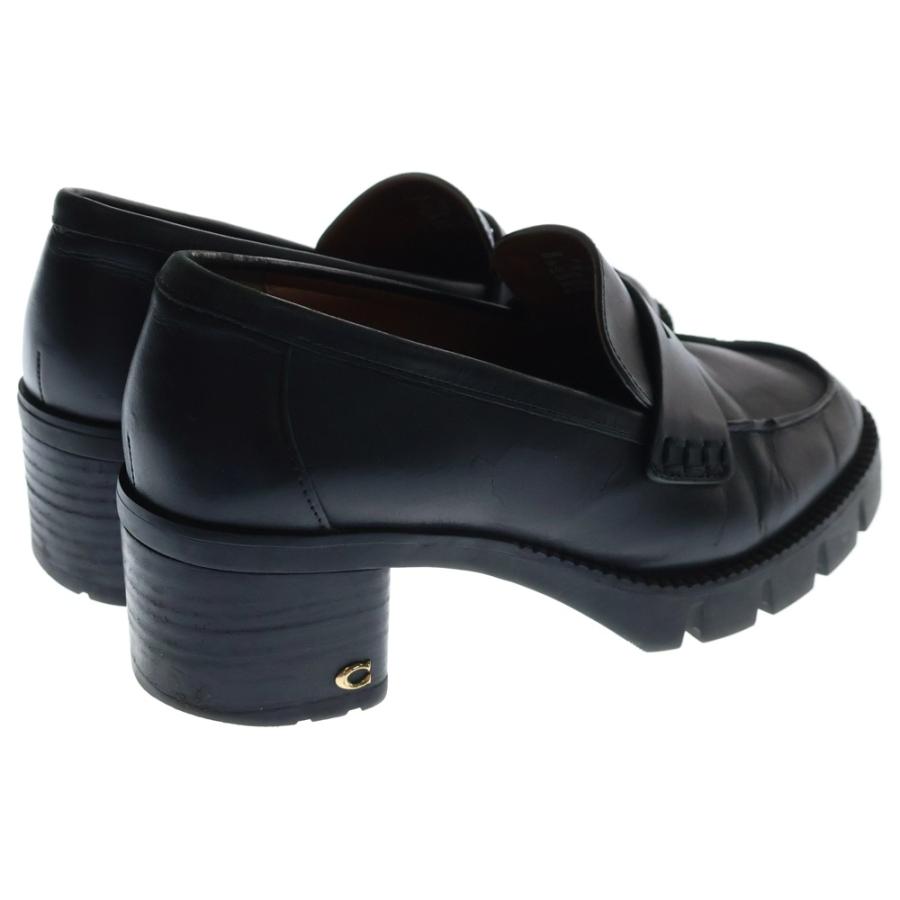 COACH（コーチ） COLLEEN LTR LOAFER Cロゴ ヒール レザー コイン